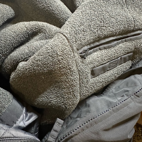 Lands End Polartec Fleece Lined Jacket Size‎ L 14-16 - Picture 4 of 6